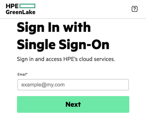 HPE GreenLake SSO SAML Generator for Aruba Central and UXI